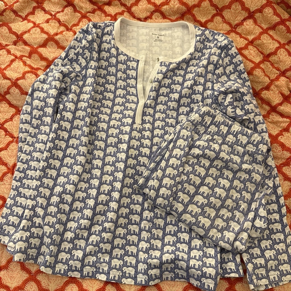 Roller Rabbit elephant pajamas